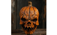 Pumpkin Face Covering Creepy Pumpkin Costume Face Covering Realistic for Adults, Cosplayers