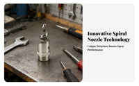 cone atomization nozzle High Stream Solid Cone Nozzle Clog-Resistant Spray Head for Gas Cooling, Industrial Cleaning, Fire Suppression