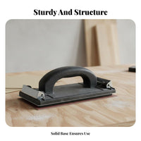 Sanding Paper Holder Portable Manual Sanding Block Lightweight Wall Polishing Tool for Carpenters, DIY Enthusiasts, Home Renovation, Workshop