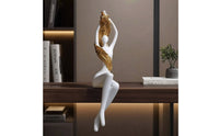Shelf Sitter Figurine Minimalist Shelf Sitter Contemporary Modern Sculpture for Art Collectors, Living Room