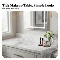 Eyeshadow Palette Organizer Easy to Clean 7-Section Palette Stand accessible Design