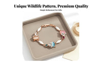 Chatoyant Stone Bracelet Colorful Charms Wild Animal Charm Bracelet