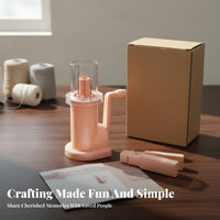 Yarn Cord Crafting Tool DIY Craft Yarn Rope Braiding Machine Hand Crank Knitting Machine Easy to Use Hand Crank Knitting Mill