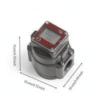 Gas Volume Meter Compact Gas Meter with Digital Display Display Low Profile for Engineers, Technicians, Laboratories, Workshops, Industrial Setups