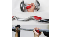2 Pieces Barbell Grip Pad Non Slip Bar Covering Universal Fit Fitness Accessory for Weightlifters