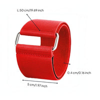 Adjustable Three-Legged Race Straps Reusable Three-Legged Race Band Stretchable Cooperative Game Strap Heavy-Duty for Students, Field Day, Team Building