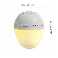 Ambient Sound Machine with Night Light Soothing Sound Machine with Night Light Electronics Rechargeable Wireless for Adults