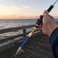 Hard Carbon Fiber Sea Fishing Rod Set with Casting Reel