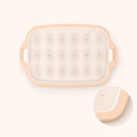 Baby Food Storage Container with Lid, Food Grade Silicone Freezer Tray, High Temperature Resistant Multi-Compartment Ice Cube Mold