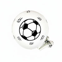 Brightly Colored Soccer Ball Balloon Helium or Air Supported Football Print Latex Balloon Long-Lasting & Thick for Children, Festivals