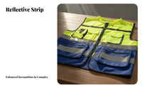 High Visibility Vest 360° Reflectivity Reflective Safety Vest Wear-Resistant Long-Lasting for Construction Workers, Cycling
