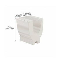 Foldable Paper Side Table Lightweight Accordion Storage Spill-Resistant Surface-Resistant Surface Honeycomb Paper Nightstand for Living Room