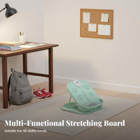 Anti-Slip Design Adjustable Calf Stretcher Portable Incline Stretching Board Heavy Duty Leg Stretching Machine Padded Heel Rest for Students, Beginners, Athletes, Home Gym, Physical Rehabilitation, Office