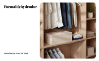Narrow Wardrobe Bin Space Saving Clothing Storage Bin Textile Clothes Organizer Sturdy Frame Pants Storage Container for Shelf