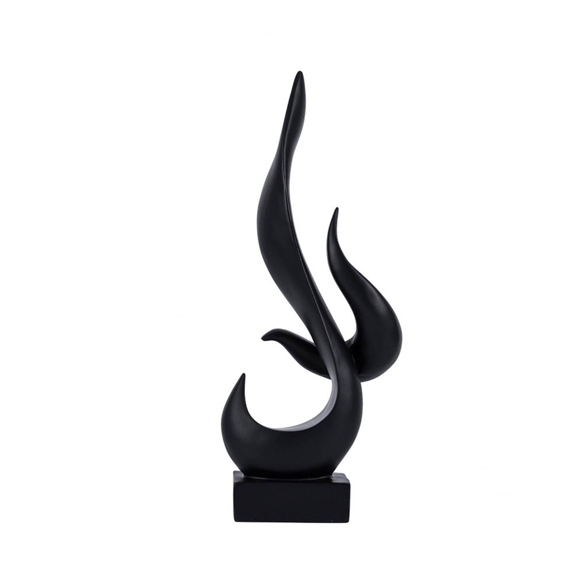 Flame Sculpture Modern Abstract Sculpture Contemporary Flame Statue for Art Lovers