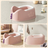 Potty Seat with Cushion Hanging Potty Seat with Storage Hook Toddler Toilet with Hook Stable Toiletries Secure for Toddlers