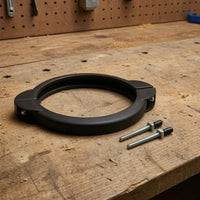 Above-Ground Pool Sand Filter Pump Clamp Wear-Resistant Pool Filter Flange Clamp Replacement Part Stainless Steel Screws