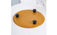 Metal Tray with Feet Low-Profile Decorative Metal Tray for Countertop