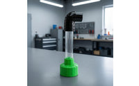 Drain Line Cleaning Tool Angled Hose-Style Suction Adapter for HVAC Technicians, Air-Conditioning Cleanup