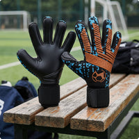 Soccer Goalkeeper Gloves Enhanced-Grip Goalkeeper Gloves Full-Finger for Goalkeepers, Goalies