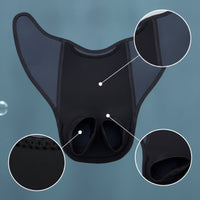 Mermaid Monofin Slip-on Mermaid Tail Fin Monofin with Foot Pockets Dive-Grade Swim Fin with Foot Pockets Streamlined