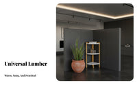 Three-Tier Corner Shelf Minimalist Design Storage Server spaceSaving Shelf Unit for Apartment Dwellers, Plant Lovers, Study Room, Bedroom, Hallway