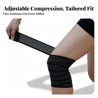 High Elasticity Elastic Compression Bandage Breathable Adjustable Joint Strap Multifunctional Use for Men, Fitness Enthusiasts, Workout, Gym