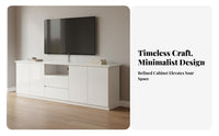 TV Stand with Storage Large Capacity TV Stand Cabinet Nordic Design Modern Entertainment Center for Bedroom