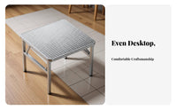 Foldable Design Square Folding Table Space-Saving Square Steel Dining Surface Installation-No-Assembly Portable Furniture Easy to Clean for Street Vendors, Restaurant Owners, Outdoor, Barbecue, Events, Camping