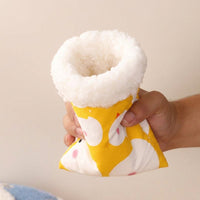 Hamster Bed and Sugar Glider Bed, Soft Cone Pet Sleeping Pouch, Cartoon Style Hamster House for Winter Indoor Use, Cozy Small Cage Accessories
