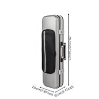 Lock Clasps Clamshell Saxophone Case Front Pocket Hard Saxophone Case Rounded Corners Lined Interior for Back Carrying