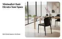 Light Luxury Design Stackable Backrest Chair Easy to Clean Modern Plastic Chair Sturdy and Stable Minimalist Dining Stool Reinforced Structure for Business Owners, Office Workers, Restaurant, Cafe, Kitchen, Living Room