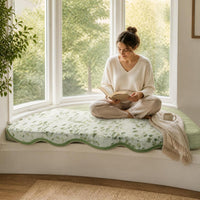 Dopamine Cool-Touch Tencel Bay Window Cushion, All-Season Balcony Tatami Mat, Customizable
