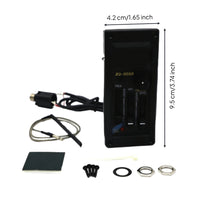 Onboard Acoustic Guitar Preamp Active 3-Band EQ Preamp Compact Acoustic Guitar Pickup Lightweight for Guitarists, Busking