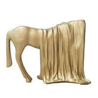 Horse Figurine Abstract Horse Statue Tabletop Equestrian Ornament for Living Room