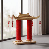 Cat Scratching Pole with Toys Scratch-Resistant Cat Scratching Pole Versatile Pet Accessory for Kittens, Kittens, Living Room