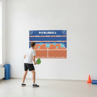 Pickleball Wall Sticker Indoor Pickleball Practice Target Wall Decal Targets Large Mat Long-Lasting for Beginners, Home, Garage