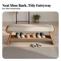 Italian-and designd Design paded Shoe Changing Stool Multi-Functional Tufted Shoe-Changing Bench Sturdy long-lasting Entryway Seating Easy Assembly for Apartment Dwellers, Families, property owners, Hallway, Living Room, Bedroom