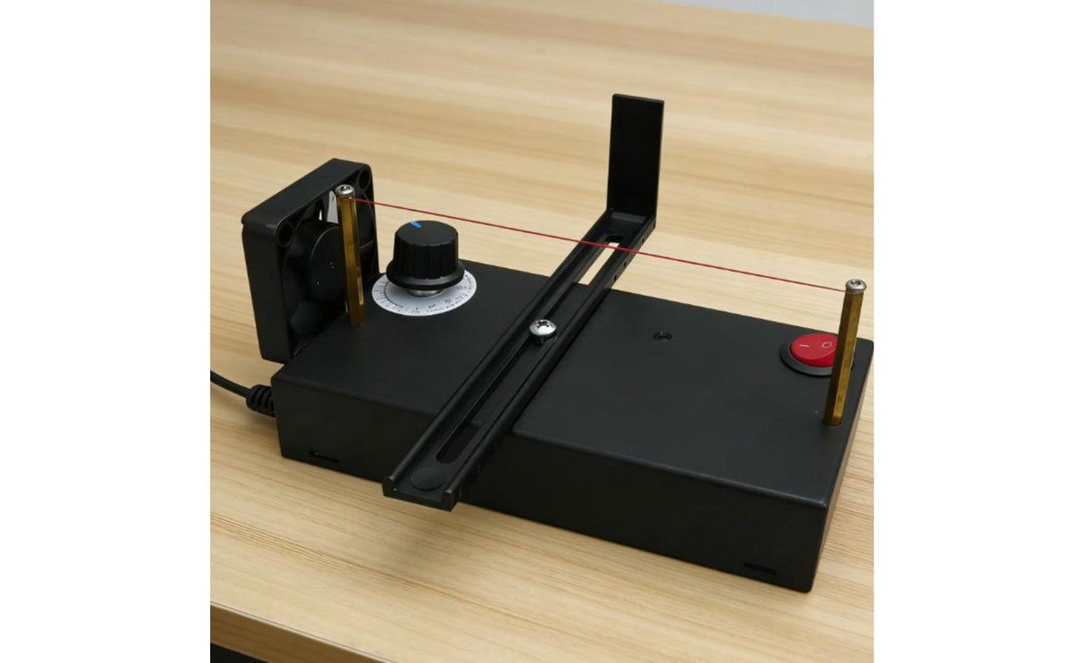 Cuts and Seals Edges Bench Mount Hot Compact Design Hot Cutting Tool Multi-Purpose Ribbon Cutting Machine Clean Cut for Hobbyists, Workshop