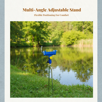 Aluminum fishing rod holder