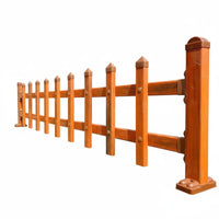 PVC Picket Fence Steel Reinforced Vinyl Lawn Fence Weather Resistant for Walkway