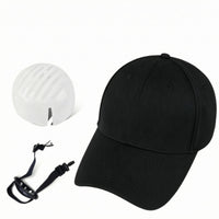 Anti-Collision Liner Baseball Style Bump Cap Structured Crown Safety Baseball Cap Stitched Panels Headwear Soft Textile Shell for Work, Outdoor Use