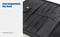 Car Sun Visor Organizer, Multi-Functional Storage Bag, Card Holder, Pen Pouch, CD Sleeve, Document Pocket