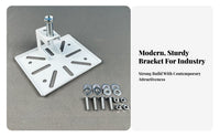 No-Holes Camera Mount Easy Installation Angle Iron Camera Holder Heavy-Duty Metal Mounting Hardware for Factory, Warehouse, Workshop