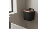 Wall-Mounted Trash Bin Plastic Kitchen Bin with Lid for Bathroom