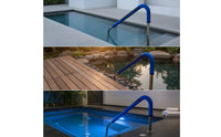 Non-Slip Pool Handrail Cover Cool-Feel Pool Handrail Cover with Hook and Loop Heat Resistant Anti-Scald for Hot Tub