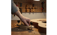 Includes 2 Wood Pads & Allen Wrench Acoustic Guitar Bridge Repair Tool Adjustable Pressure Guitar Bridge Clamp Secure Hold Luthier Supply Easy to Use for Luthiers, Workshop