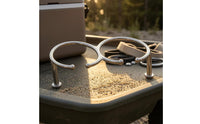 Surface Mount Cup Holder Metal Drinkware Accessory Rounded Ends