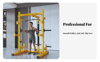 Linear Machine Strength Rack Heavy Duty Multi-Functional Squat Rack Thickened Steel Frame Comprehensive Home Gym Station for Fitness Enthusiasts