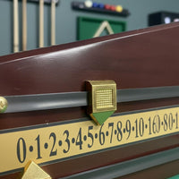 Wooden Snooker Scorer Solid Wood Snooker Scoreboard Vintage Style Billiards Score Keeper for Man Cave, Pub